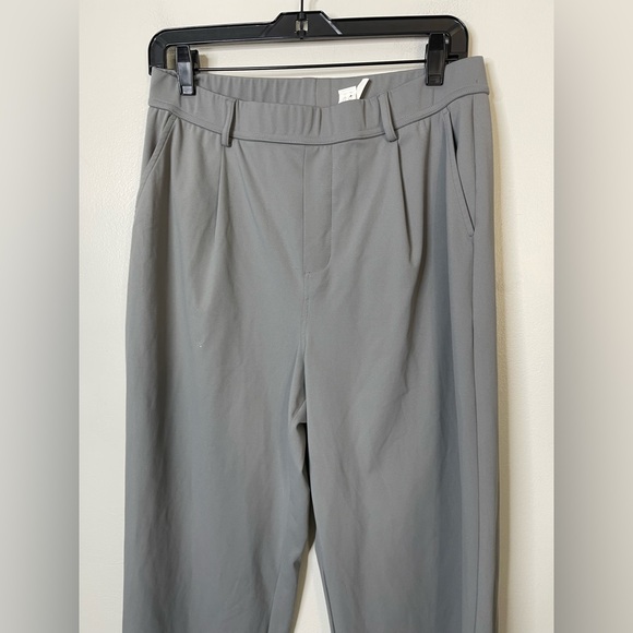 pants Halara High Waisted Pocket Straight Leg Work Pants Sz L In Silent Storm - Picture 3 of 7